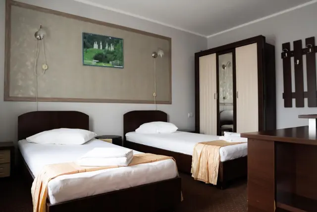 Cameră dublă cu balcon și paturi separate, Pensiunea Lido Moisei